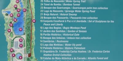 地图植物园São Paulo