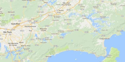 地图克鲁塞罗的海滩