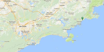 地图伊塔马布卡海滩