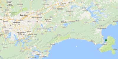 地图的海滩佩瑞克亚库