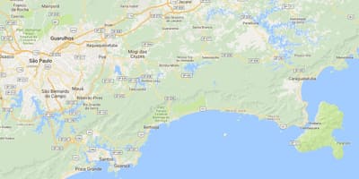 地图的海滩佩瑞克亚库林