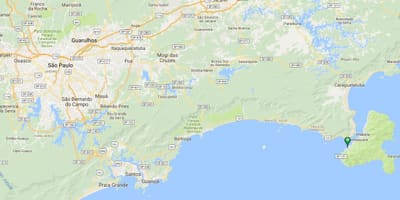 地图的海滩库拉尔