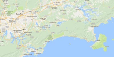 地图的海滩德