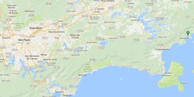 地图拉戈伊尼亚海滩