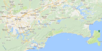 地图的海滩泰雷洛杜波
