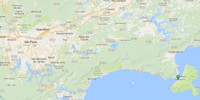 地图的海外的portinho