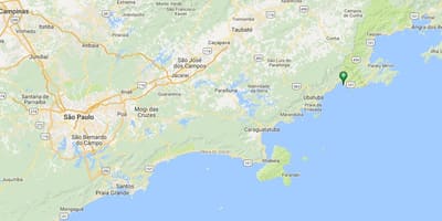 地图阿尔马达海滩