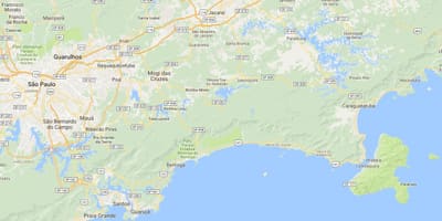 地图的海滩Grande