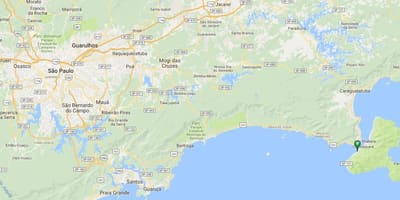 地图的海滩Julião