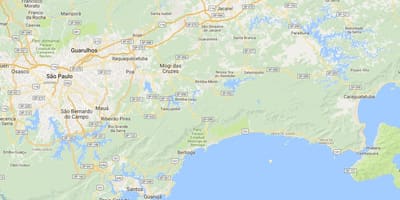 地图的海滩Sapê
