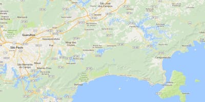 地图的海滩Tenório
