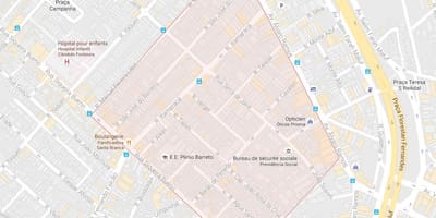 地图上的瓜拉莎São Paulo