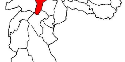 地图皮涅罗斯副县São Paulo