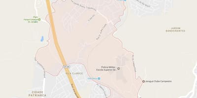 地图碳排放最少的São Paulo
