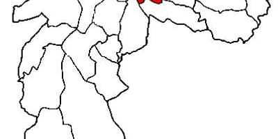 地图的魔咔子县São Paulo