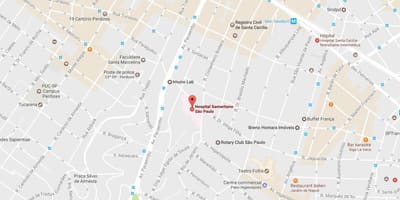 地图的麦德林美拓São Paulo医院