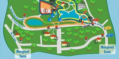 地图*阿尔贝托*Löfgren公园-花园里的花