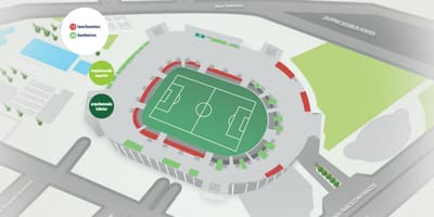 地图Allianz公园看台下