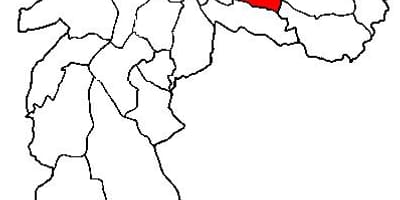 地图Aricanduva-Vila Formosa子县São Paulo
