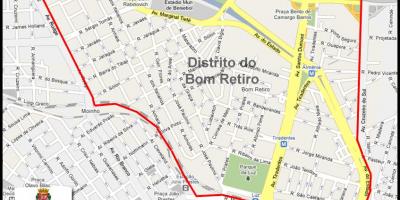 地图Bom Retiro São Paulo