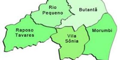 地图Butantã子县