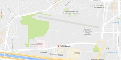 地图Campo de马尔特机场