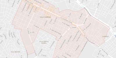 地图Carrão São Paulo