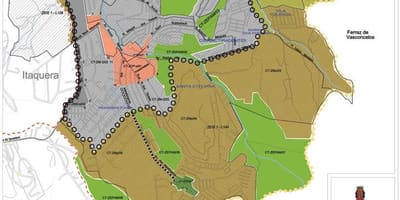 地图Cidade革命英雄São Paulo-占领土壤