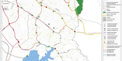 地图Cidade Ademar São Paulo-公共交通工具