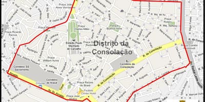 地图Consolacao São Paulo