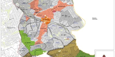地图Guaianases São Paulo-占领土壤