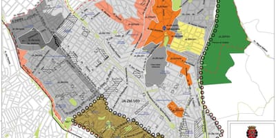 地图Jabaquara São Paulo-占领土壤