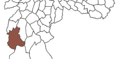 地图的Jardim Ângela区