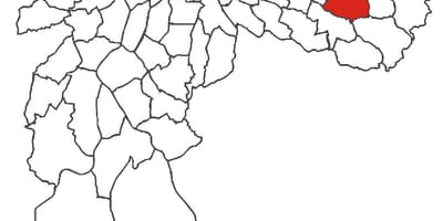 地图上的公园do Carmo区