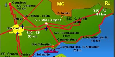 地图São José dos Campos机场