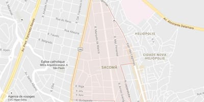 地图Sacomã São Paulo