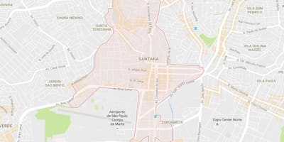 地图Santana São Paulo