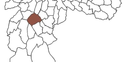 地图的Santo Amaro区