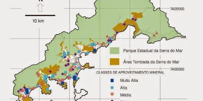 地图Serra do Mar公园