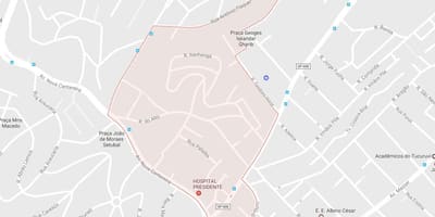 地图Tucuruvi São Paulo