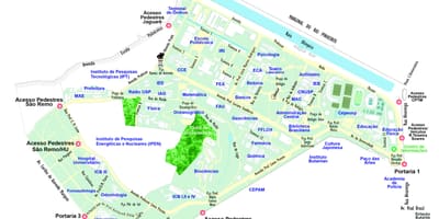 地图圣保罗大学-USP