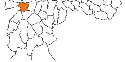 地图的维拉Sônia区